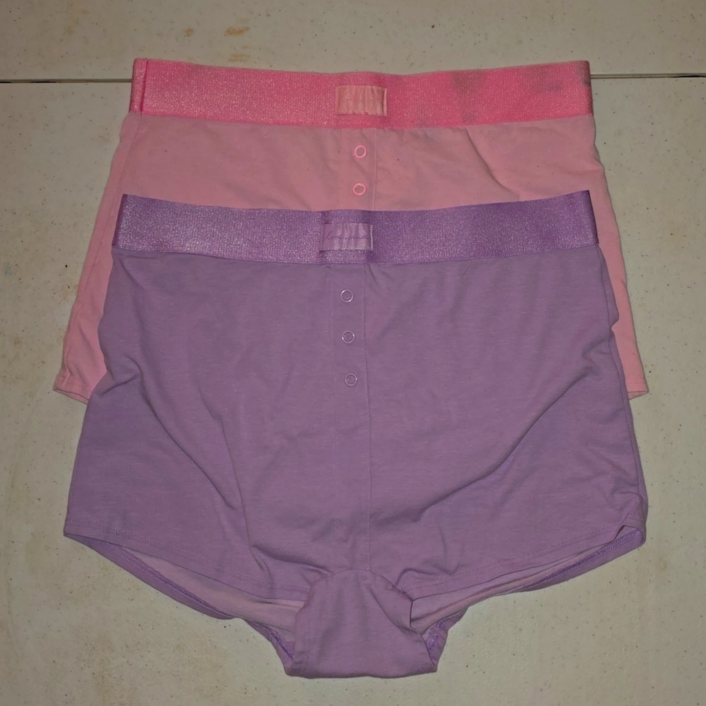 PINK Victoria's Secret high-waisted boyshort panties